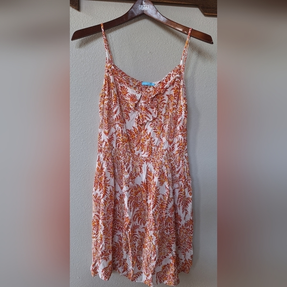 J. McLaughlin 100% Silk Floral Sleeveless Sundress Womens Size XS